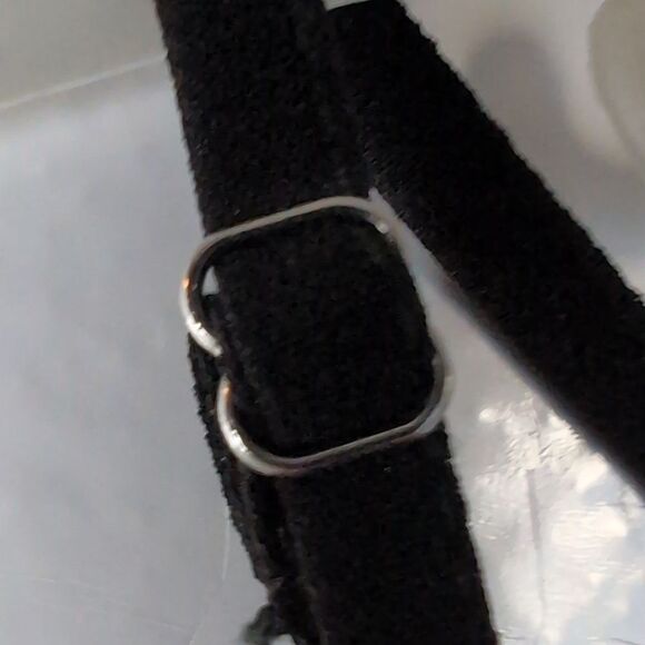 Guess LA black ruffle fringe tank size M party top - Picture 5 of 11